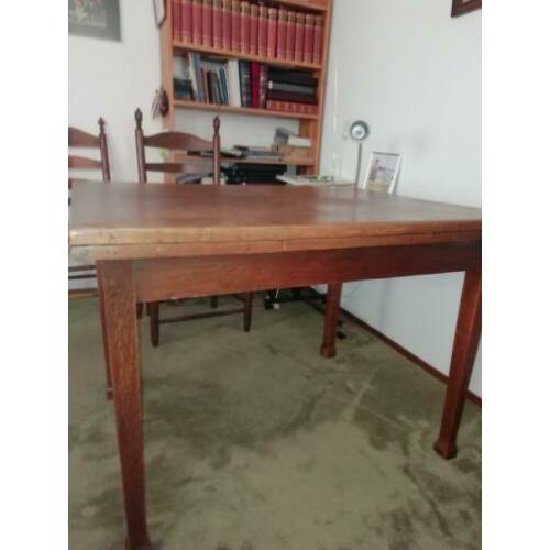 Eettafel keukentafel uitschuifbaar tot langer