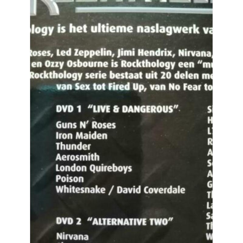 DVd - Rockthology deel 4 ( 4 dvd box set )