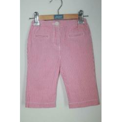 Roze-wit capribroekje van Jacadi maat 86 (2482)
