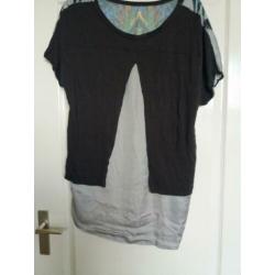 Apart print shirt shoeby fashion maat L valt als XL