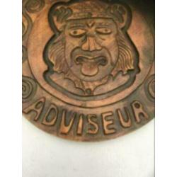 "Gaper" Houten bord “drogist” adviseur 34,5 cm