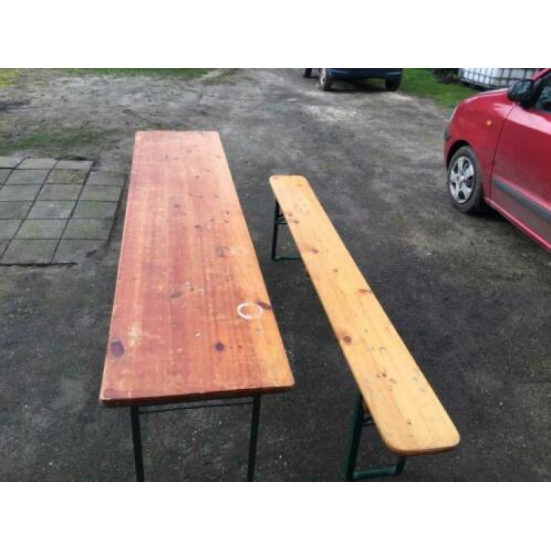 Biertafel picknicktafel te koop inklapbaar