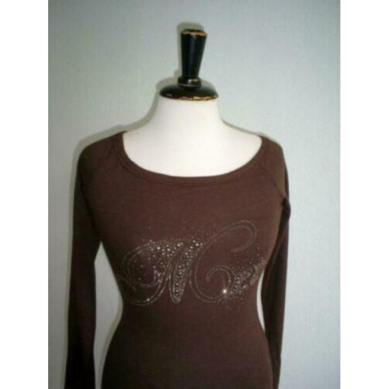 NIEUW !!! MET top mt. 36 mooie strass logo print