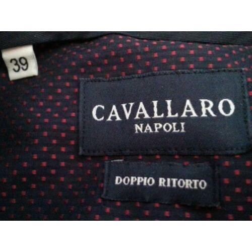 Cavallaro Overhemd met blauwe kleur maat 39