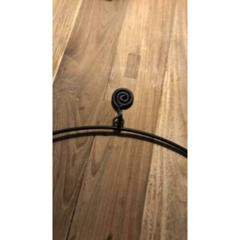 Metalen decoratie kaarsen houder, 45 cm