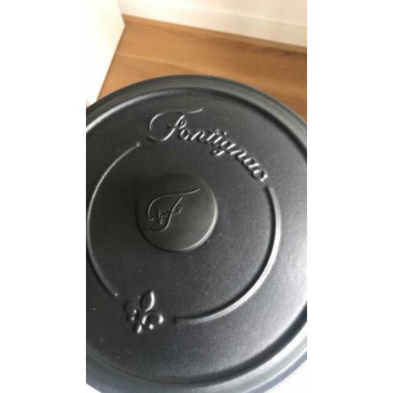 Zwarte gietijzeren pan Fontignac, 24 cm