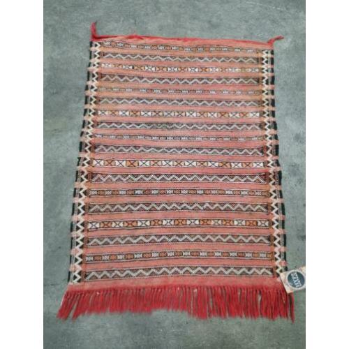 Handgeknoopte Oosterse kelim Kilim Marokko 60x90cm wool cott