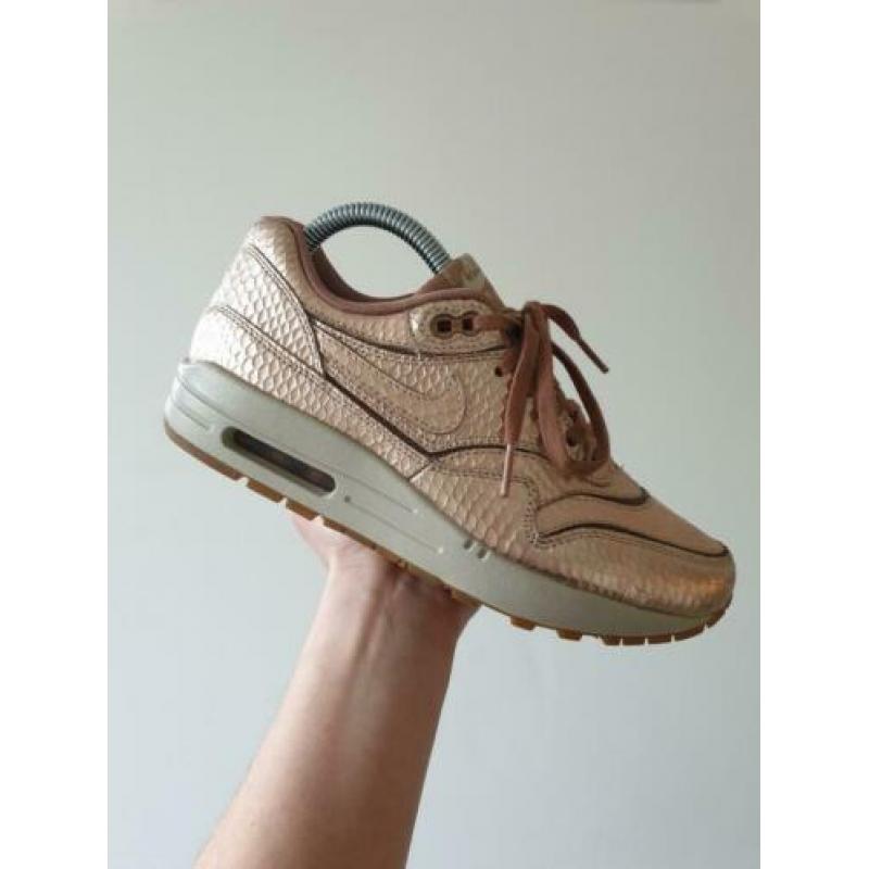 Nike Air Max 1 Cut Out Premium Bronze Snake 38