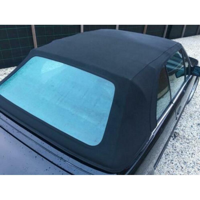 BMW e30 325 cabrio / 1986 Zwart / compleet gerestaureerd