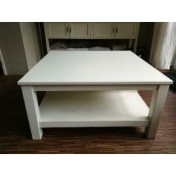 Witte Salontafel 90 x 90