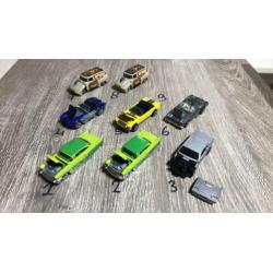 1/64 Hotwheels modellen auto’s €1.50 per stuk VAVB