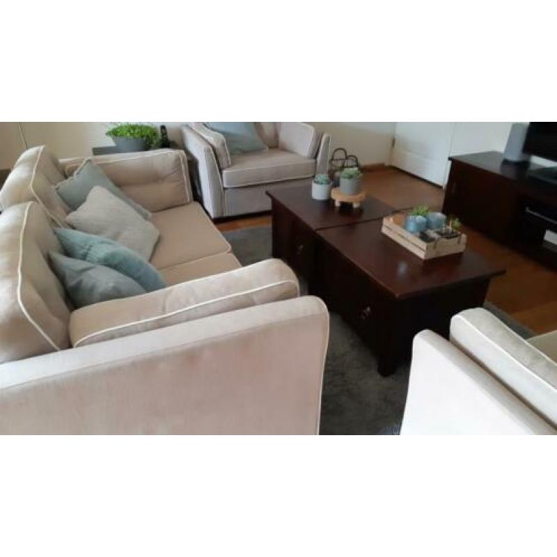 Set van 2 teakhouten salontafel !!!