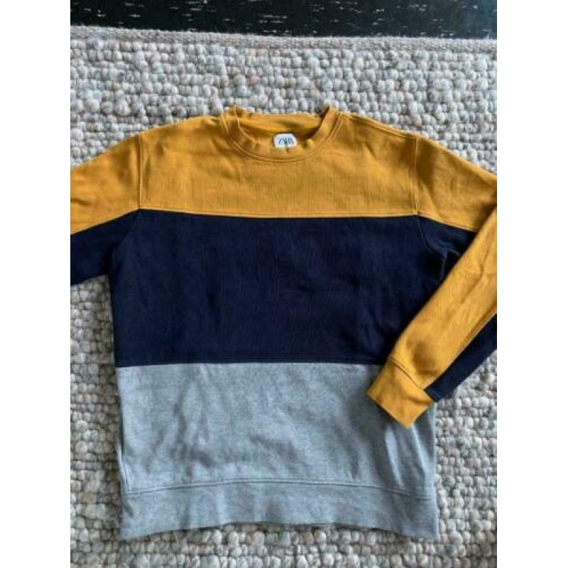 ZARA colorblock trui / sweater maat M