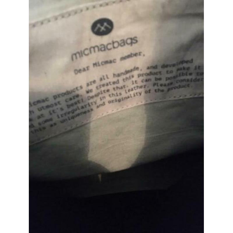 MicMac bag zwart leer
