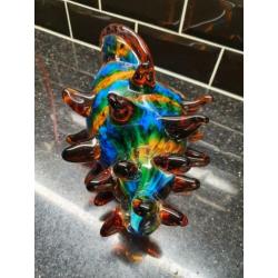 Schelp stekels murano style 28x16cm