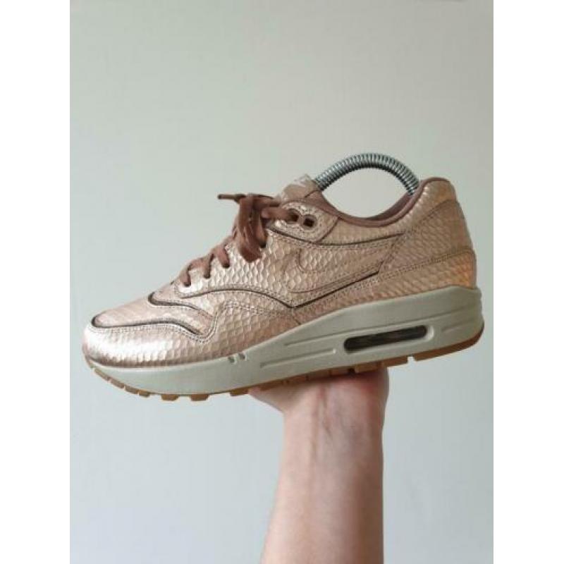 Nike Air Max 1 Cut Out Premium Bronze Snake 38