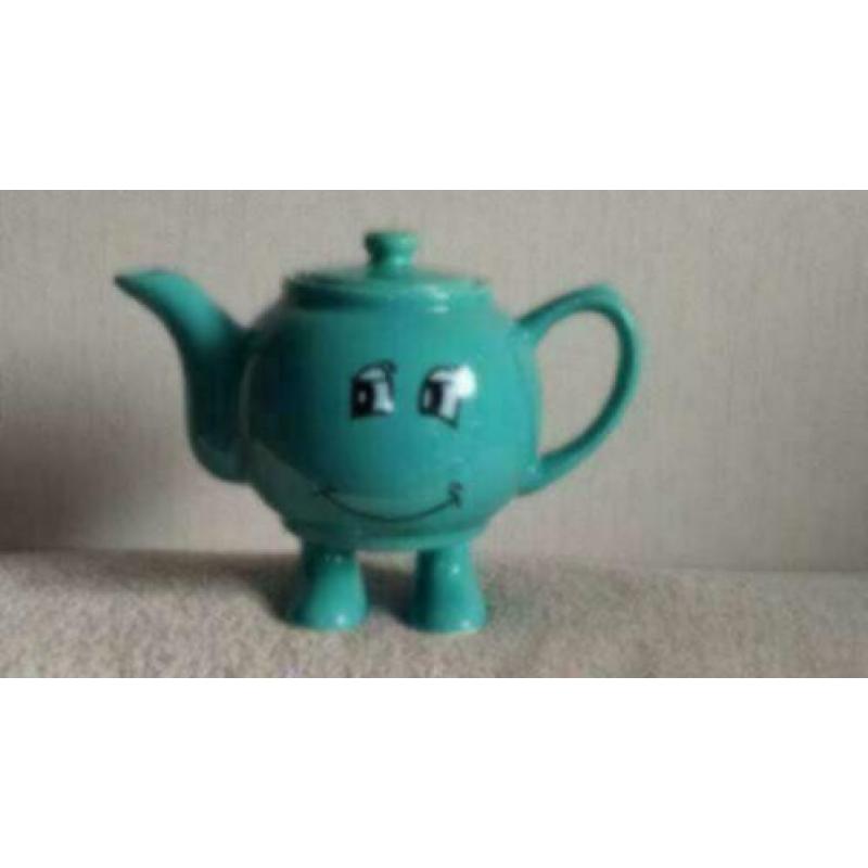 Theepot op voeten ( groen )