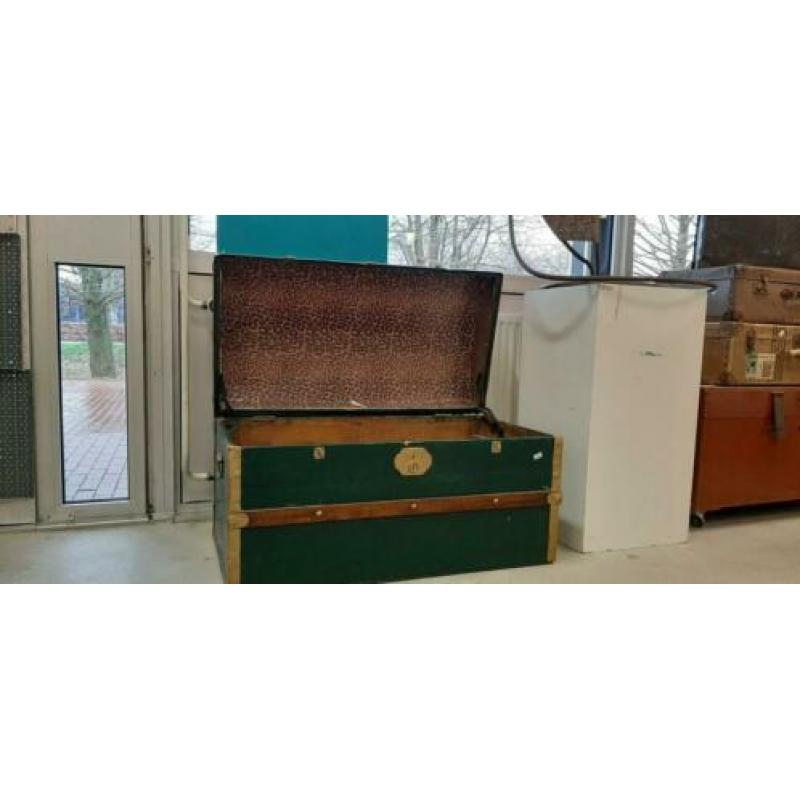 Vintage speelgoedkist Dekenkist