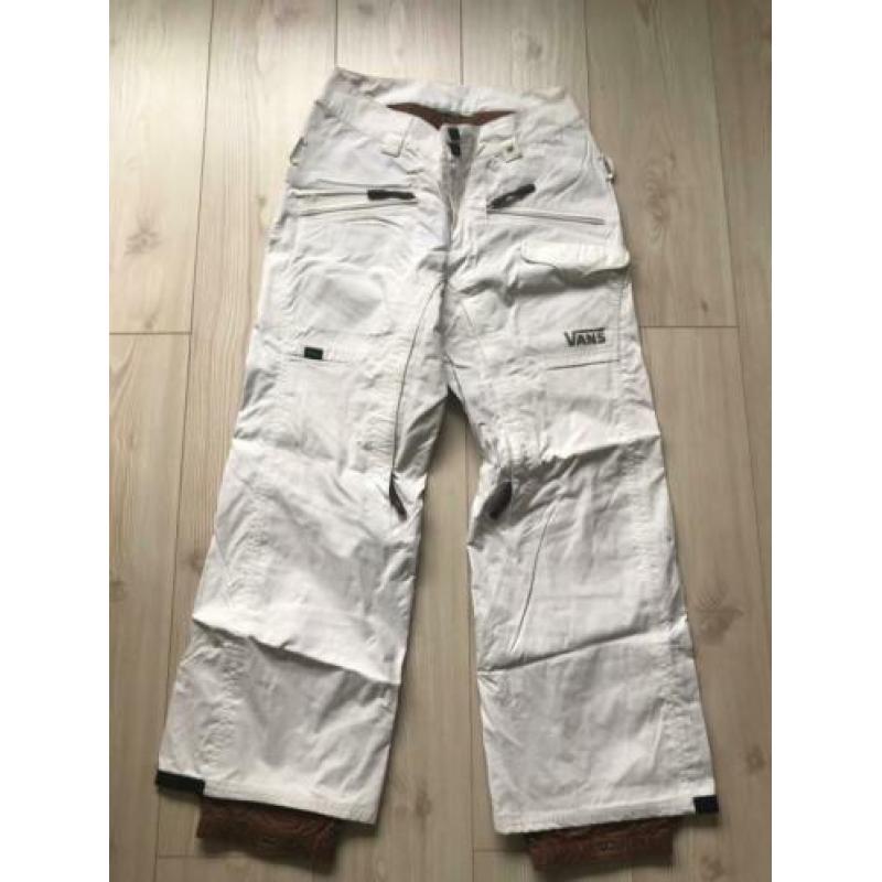 Crème witte sneeuwbroek VANS maat M
