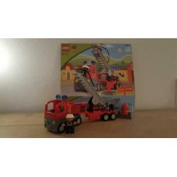 Duplo Lego Ville 4681 Ladderwagen / Brandweerwagen