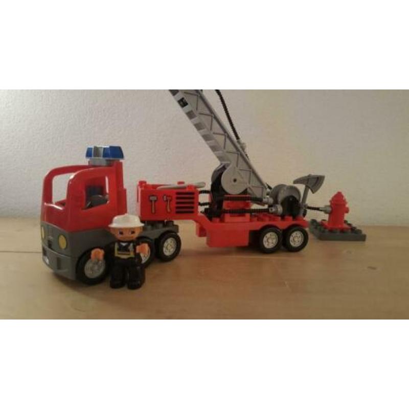Duplo Lego Ville 4681 Ladderwagen / Brandweerwagen