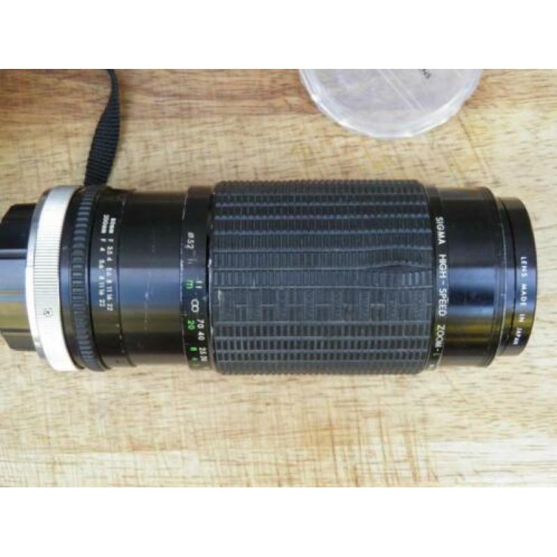 Sigma high speed 200 m, 80 - 200 mm