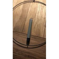 Metalen decoratie kaarsen houder, 45 cm