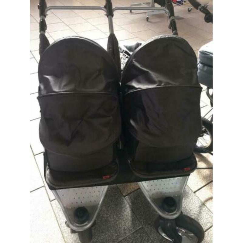 Hele fijne en mooie tweeling / duo Kees kinderwagen te koop!