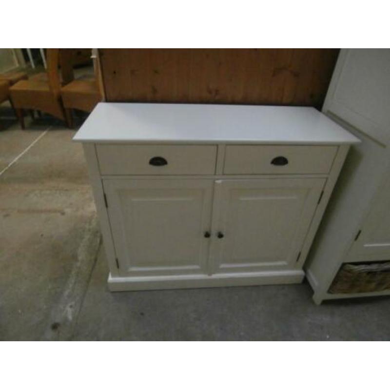 Prachtige witte grenen tv kast