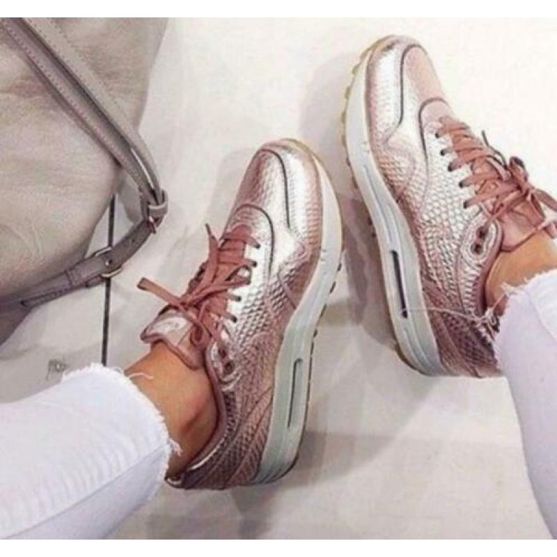Nike Air Max 1 Cut Out Premium Bronze Snake 38