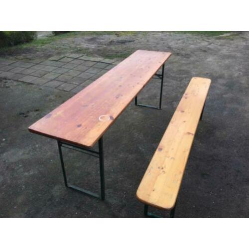 Biertafel picknicktafel te koop inklapbaar