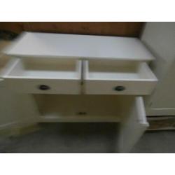 Prachtige witte grenen tv kast