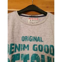 Mooie grijs shirt van Retour, maat 11-12 jaar / 170