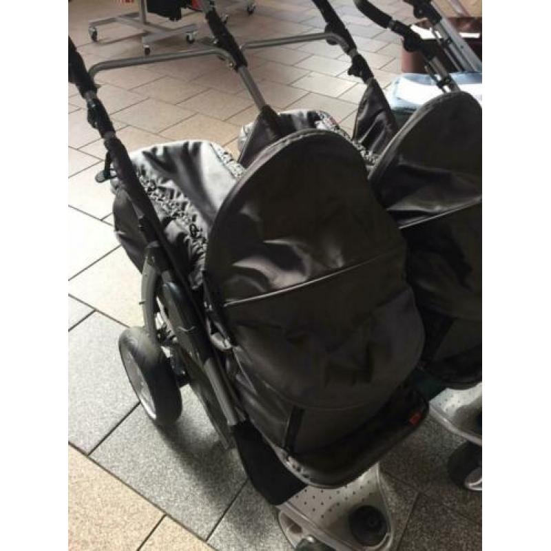 Hele fijne en mooie tweeling / duo Kees kinderwagen te koop!
