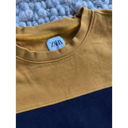 ZARA colorblock trui / sweater maat M