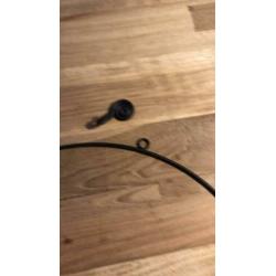 Metalen decoratie kaarsen houder, 45 cm
