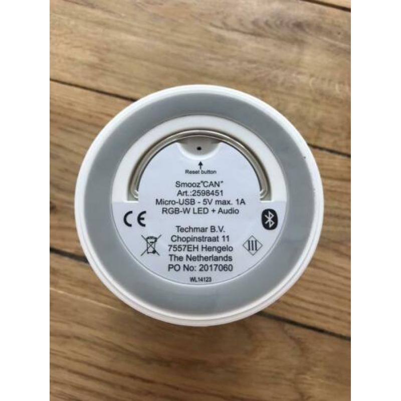 Nieuw: Smooz music can LED + bluetooth
