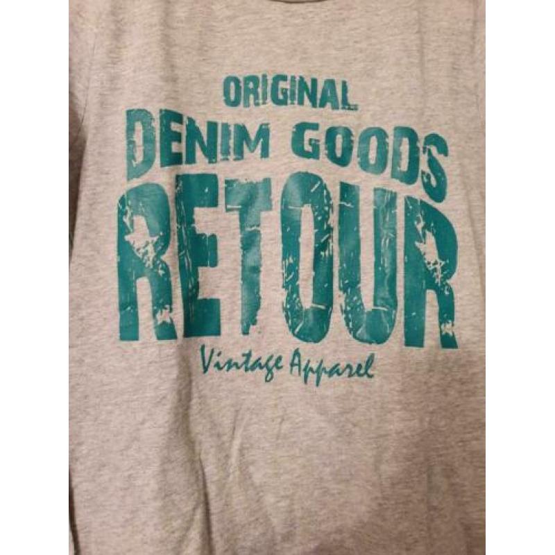 Mooie grijs shirt van Retour, maat 11-12 jaar / 170