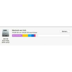 MacBook Pro 13" 2011 16GB 256GB ssd