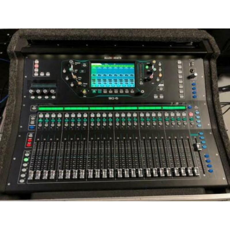 allen & Heath SQ6 & GX48/16 stageblok demo staat