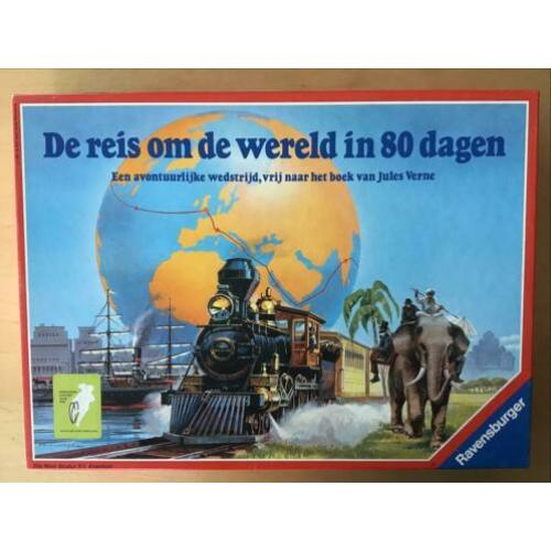 Spel REIS OM DE WERELD IN 80 DAGEN vanaf 10 jaar - ZGAN