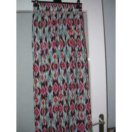 Maxi Prachtige rok Bohemian mooie kleuren maat S-M