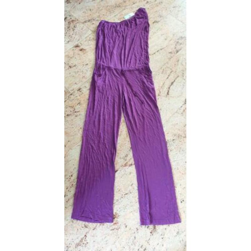 NIEUW paarse DEBBIE KATZ jumpsuit mt S/M 38/40, paars broek