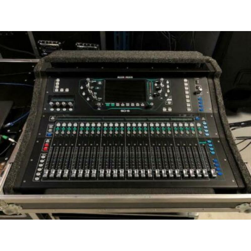 allen & Heath SQ6 & GX48/16 stageblok demo staat