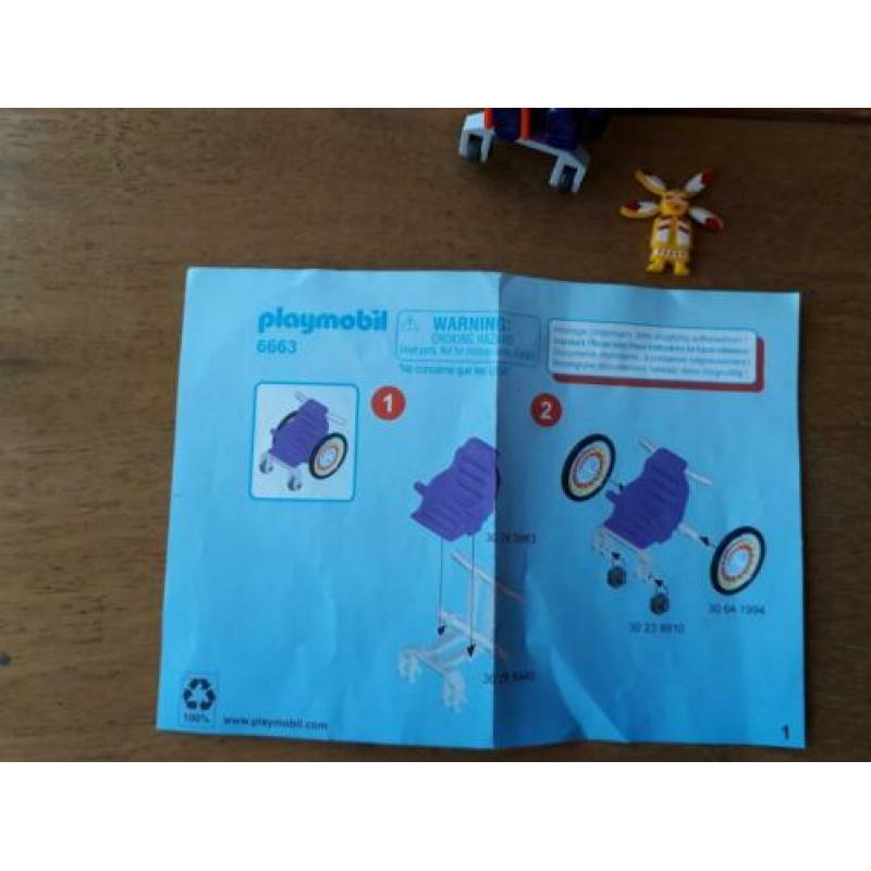 Playmobil 6663 - Kind in rolstoel , in goede staat