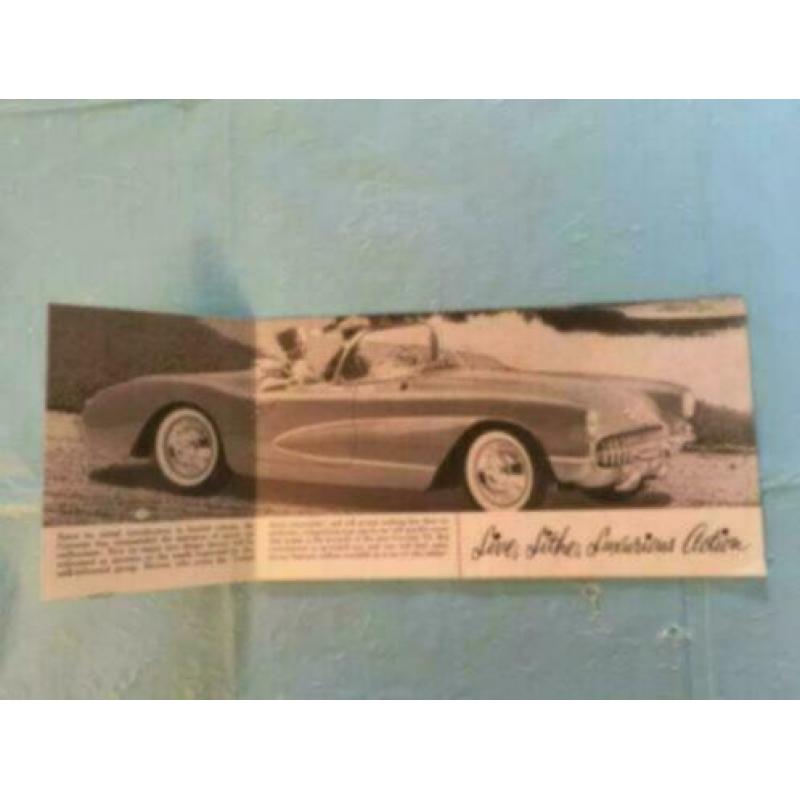 1956 Chevrolet Corvette Brochure USA