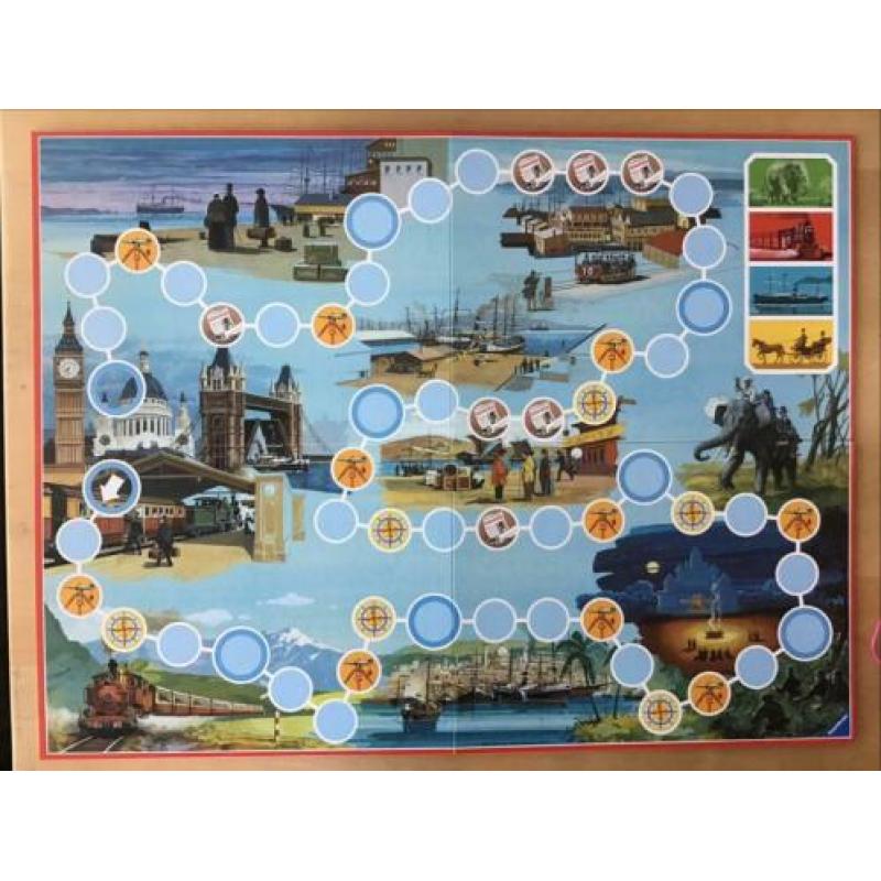 Spel REIS OM DE WERELD IN 80 DAGEN vanaf 10 jaar - ZGAN