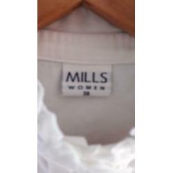 Nieuw wit milles dames jasje maat 38 mooi jasje