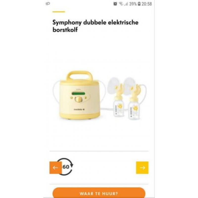 Medela kolfset voor Sympfony borstkolf