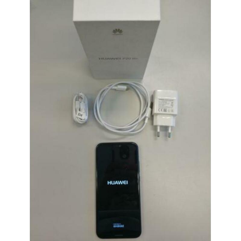 Huawei P20 Lite Black - Nieuw - 6 maanden garantie